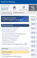 Stud.ip Modulübersicht