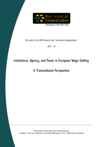 Institutions, Agency, and Power in European Wage-Setting. A Transnational Perspective