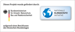 NKI nach Projektabschluss Abbildung die aussagt, dass das Projekt vom Bundesministerium für Umwelt, Naturschutz und nukleare Sicherheit im Rahmen der nationalen Klimaschutzinitiative gefördert wurde