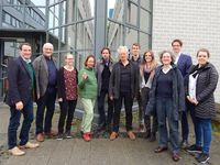Group photo of the project actors