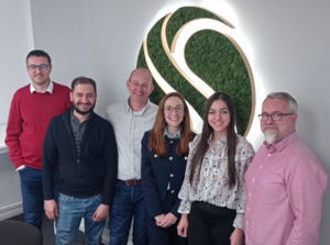 Team from the Vinča Institute, Serbia, Dr.-Ing. Muhammad Yasir, and Prof. Dr.-Ing. Olaf C. Haenßler visit SmarAct GmbH.