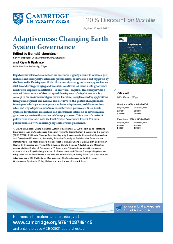 Adaptiveness - Flyer with discound code