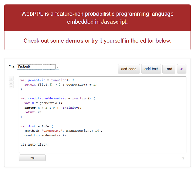 WebPPL-IDE