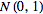 N(0,1)