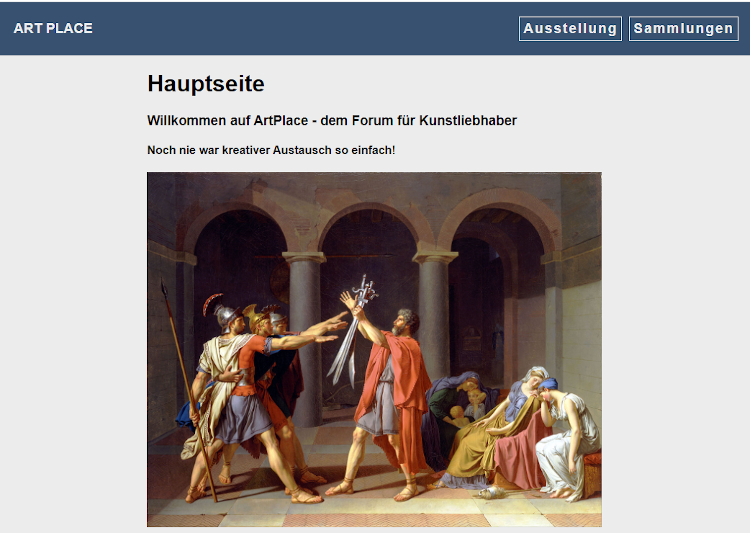 Virtuelle Online-Austellungen