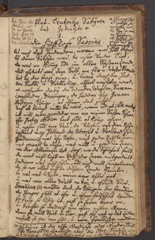 Beginn von Caspar Abels „Hülfloser Sassine“ in der Handschrift Rostock, Universitätsbibliothek, Mss. philol. 92, Blatt 13r.