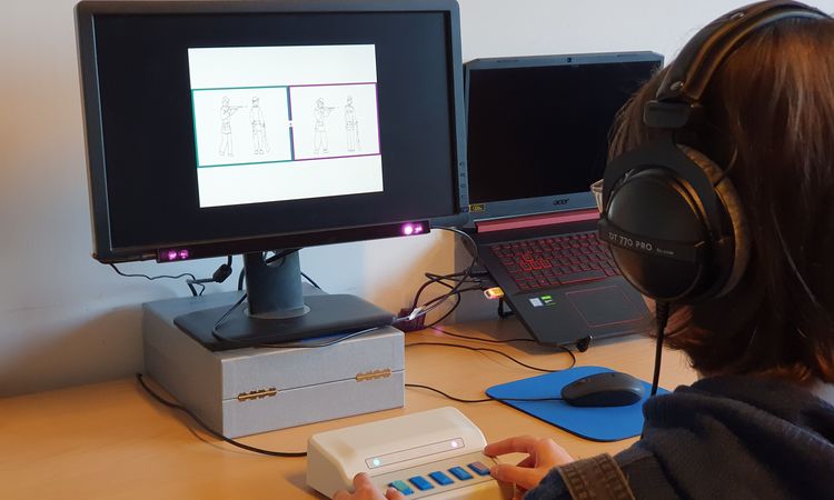 Beispielbild Eyetracking Setup