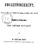 Begriffsschrift - concept-script