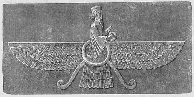 Bild: Ahuramazda. Lizenz: Wiki Commons