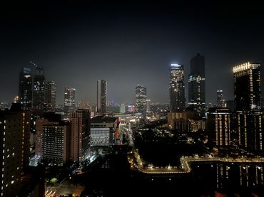 Jakarta bei Nacht