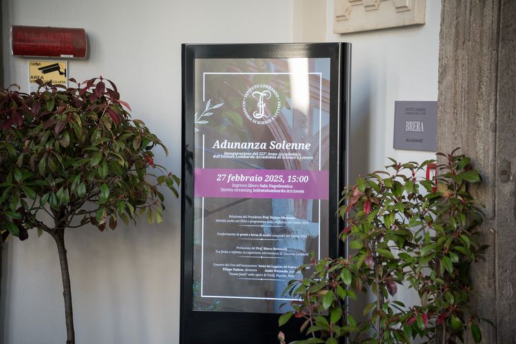 Eröffnung des 222. Akademischen Jahres des Instituto Lombardo Accademia di Scienze e Lettere