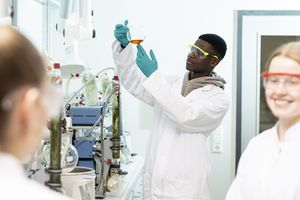 Studierende im Labor am Institut für Chemie der Carl von Ossietzky Universität Oldenburg
