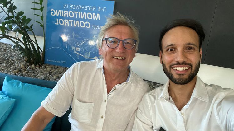 In July 2023, two PPRE alumni, Prof. Gerd Heilscher (PPRE 1987-88) and Aakash Sharma (PPRE 2019-20), met up and talked about their PPRE experiences. (Photo Credit: Aakash Sharma).