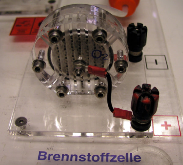 Foto einer Brennstoffzelle.