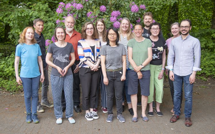 Gruppenfoto der Abteilung Zoophysiologie und Verhalten, Mai 2022