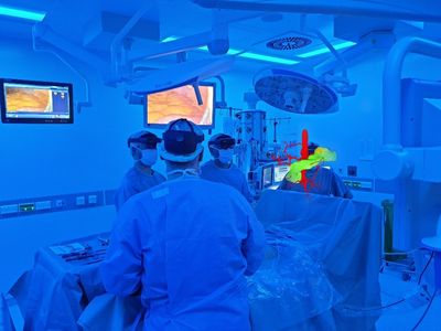 Einsatz von Augmented Reality im OP mit einem patientenindividuellen 3D-Organmodell