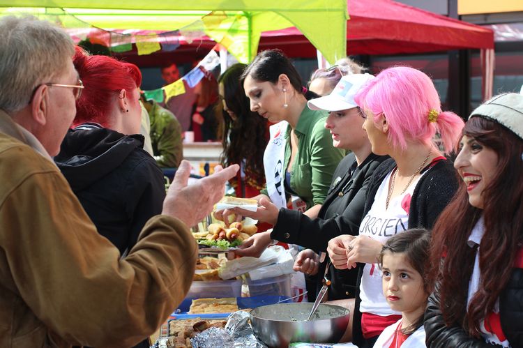 Georgien-Stand auf dem Internationalen Sommerfest 2016