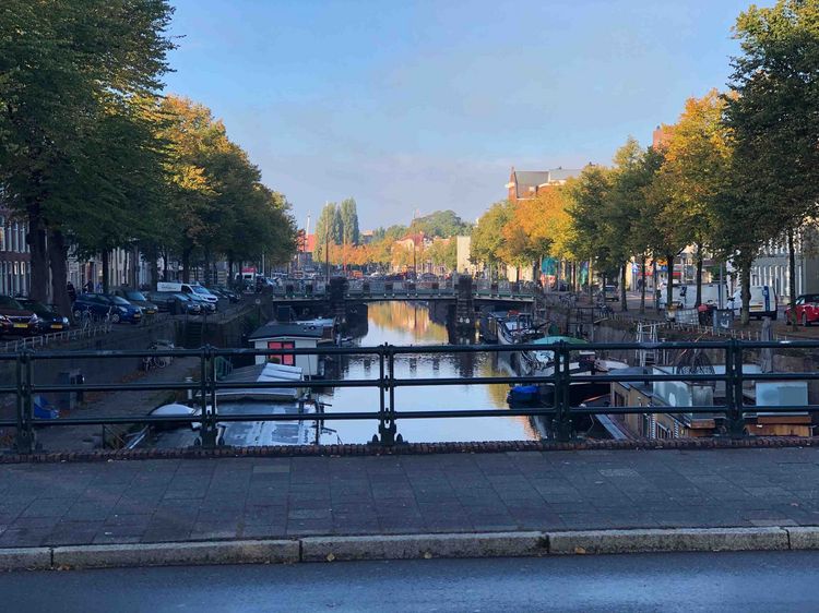 Kanal in Groningen Kanal in Groningen