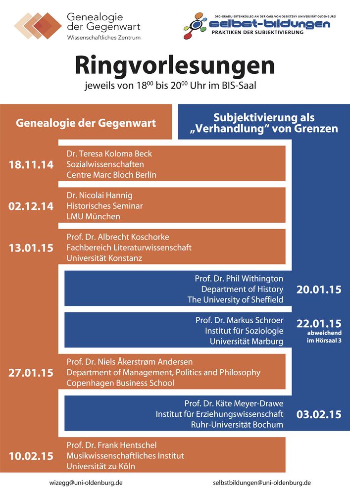 Programm Ringvorlesung