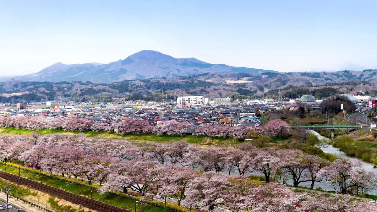Tohoku Luftaufnahme