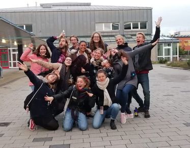 Unsere Fachschaft bei der Uni-Rallye während der O-Woche 2019