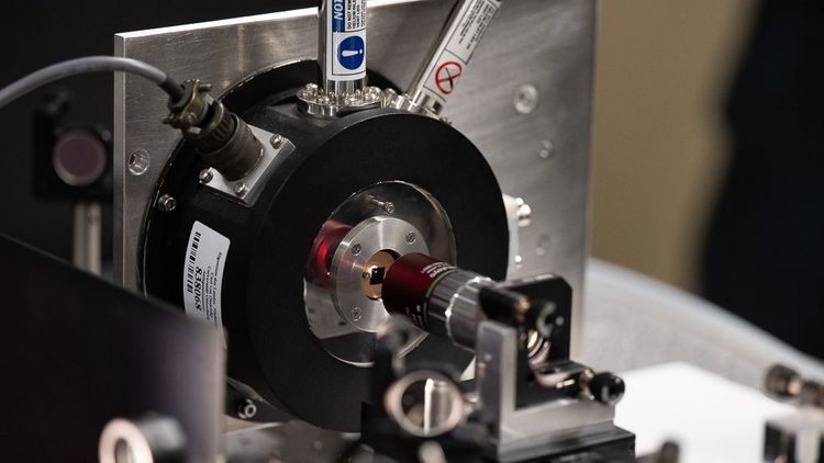 Großaufnahme von Zubehör des Experiments.