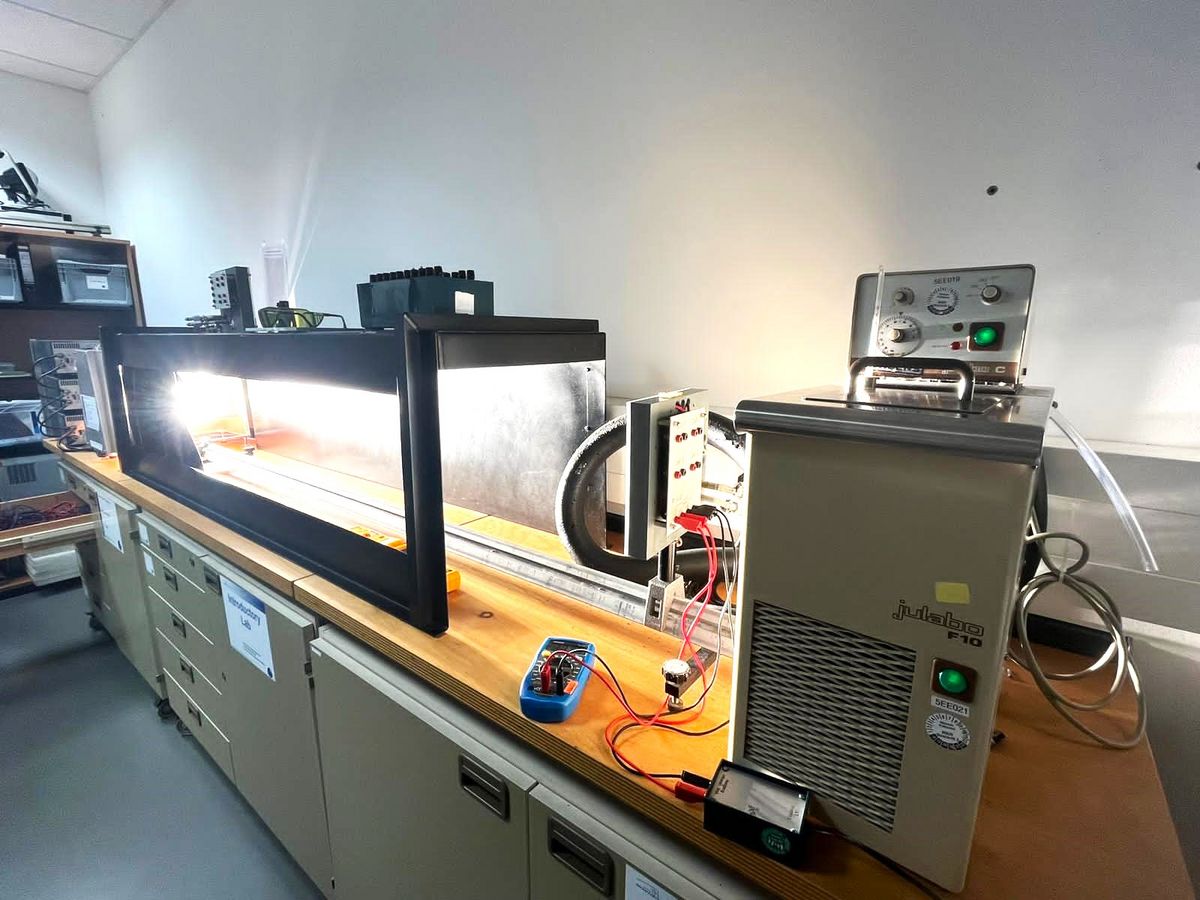 Study of Solar Cells under Different Conditions — Muhammad Zubair Abbas — The experiment was intended to study the effects of varying environmental conditions of temperature, irradiation and shadowing on solar cells. 