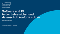 PDF Folien Software und KI in der Lehre sicher und datenschutzkonform nutzen 