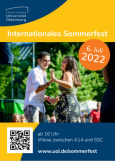 Porgrammflyer Internationales Sommerfest 2022