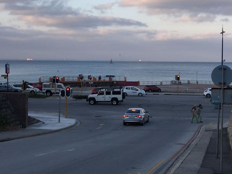 Road to the sea in Gqeberha/Port Elizabeth Road to the sea in Gqeberha/Port Elizabeth