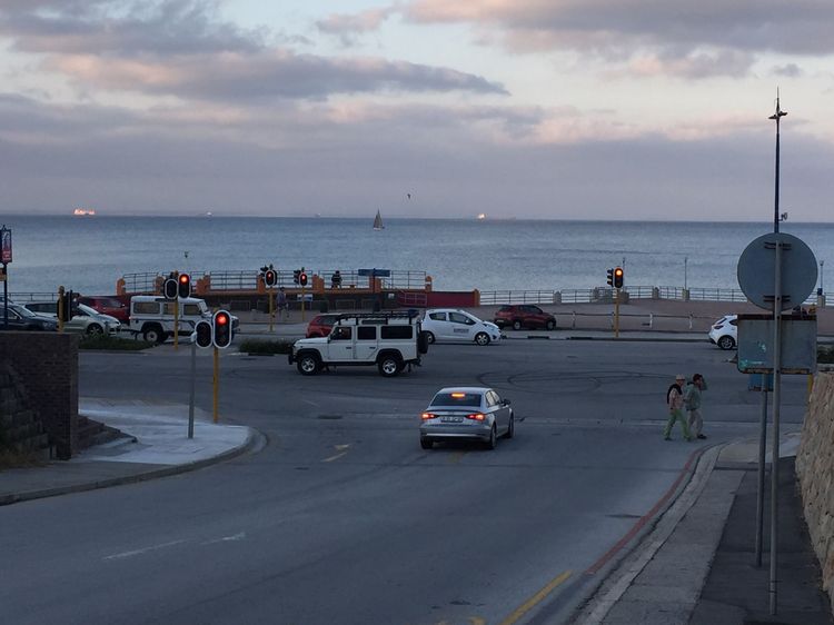 Straße zum Meer in Gqeberha/Port Elizabeth Straße zum Meer in Gqeberha/Port Elizabeth