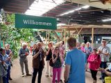 Gruppenbild der Fahrt zur Firma Emsflower