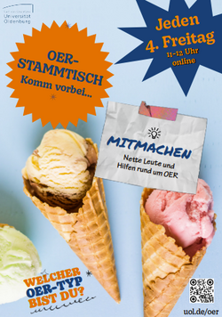 Das OER-Stammtisch-Plakat