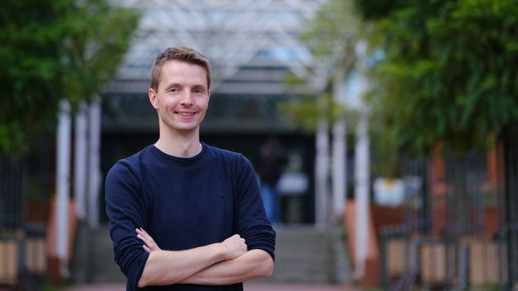 Jan Vogelsang on Wechloy-campus of University of Oldenburg