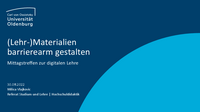 Folien zum Mittagstreffen (Lehr-)Materialien barrierearm gestalten 