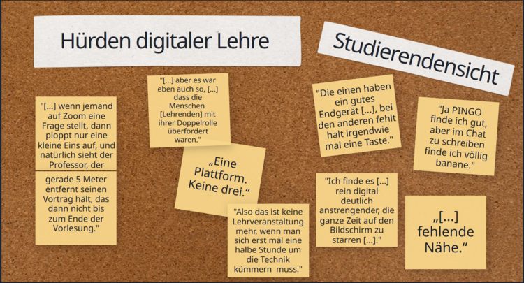 Hürden digitaler Lehre