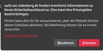 Schritt 6: YubiKey berühren
