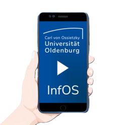 InfOS Projektlogo Logo für Projekt Informationsfilme für Oldenburger Studiengänge