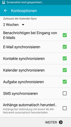Bild Android 8 Kontooptionen