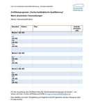ZertifikatsprogrammBesuchteVeranstaltungen