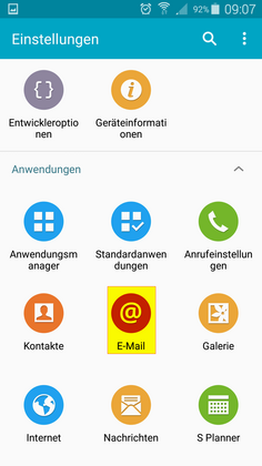 Bild Android 1 Einstellungen