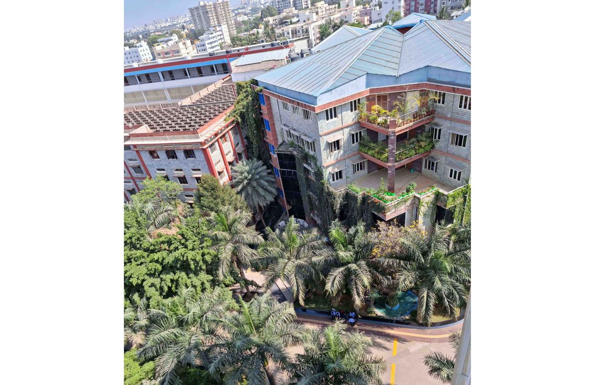 Kristu Jayanti College von oben