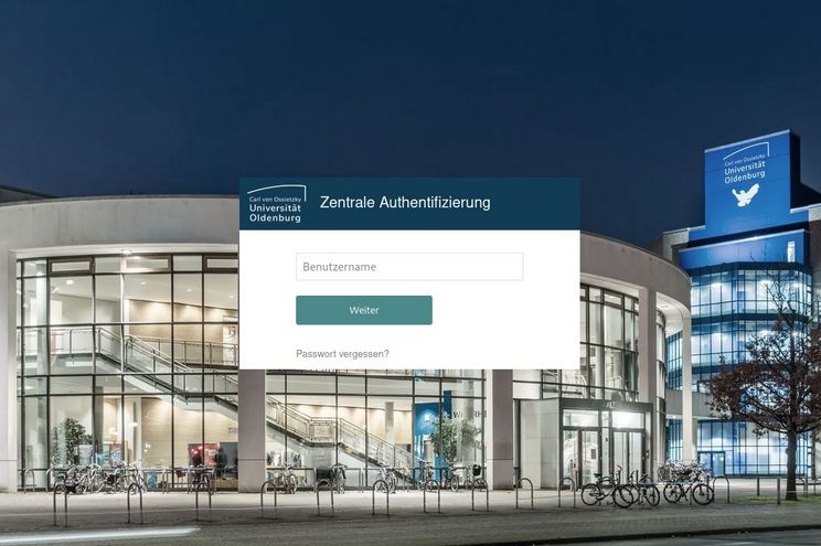 Schritt 1: einloggen im 2 FA-Portal