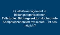 Bild zu Qualitätsmanagement