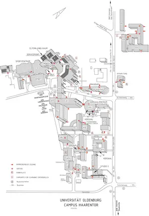 Lageplan campus Haarentor Lageplan campus Haarentor
