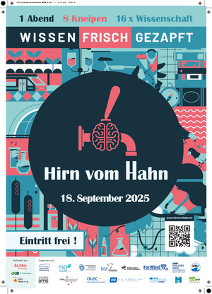 Poster "Hirn vom Hahn"