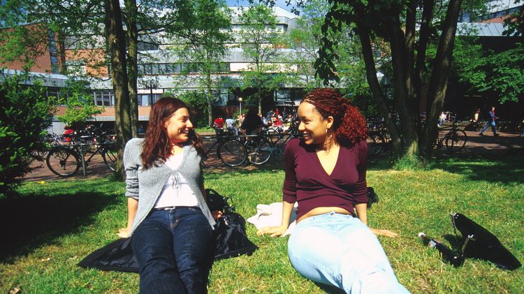 Campus Haarentor in front of the Mensa building