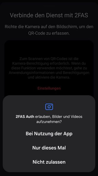 Schritt 7: QR-Code scannen