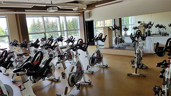 Das Gym auf dem Campus
