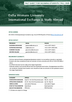 Fact Sheet, International Exchange, Incoming Students